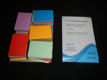Load image into Gallery viewer, Origami Paper for 3D projects