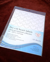 Load image into Gallery viewer, heart shaped stickers