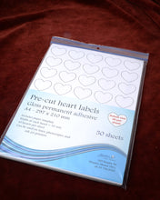 Load image into Gallery viewer, heart shaped stickers