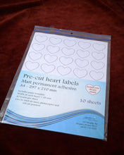 Load image into Gallery viewer, heart shaped stickers