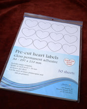 Load image into Gallery viewer, heart shaped stickers