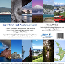 Load image into Gallery viewer, Scrapbooking sheets - New Zealand themes
