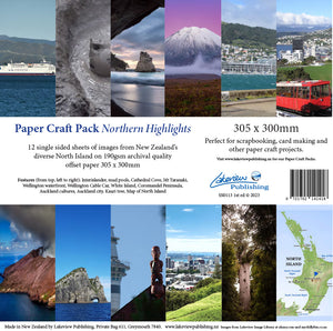 Scrapbooking sheets - New Zealand's North Island