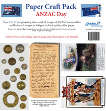 Load image into Gallery viewer, Scrapbooking kit - ANZAC Day

