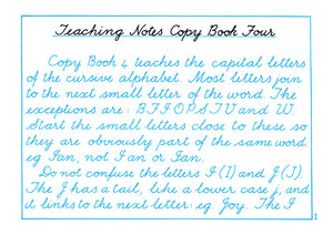 Copy books for cursive handwriting