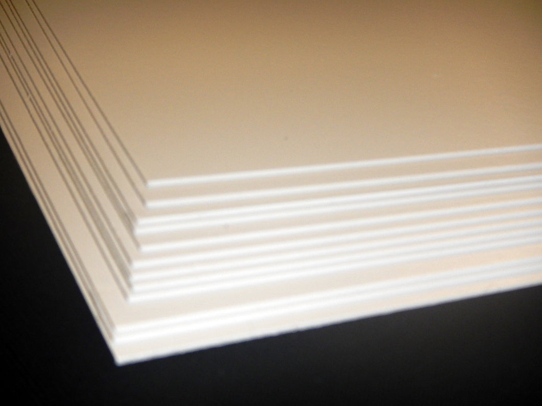 Bookbinding board white 450 x 320