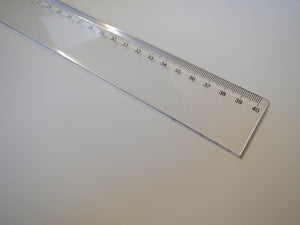 400mm plastic ruler