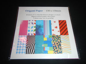 Origami paper - patterned