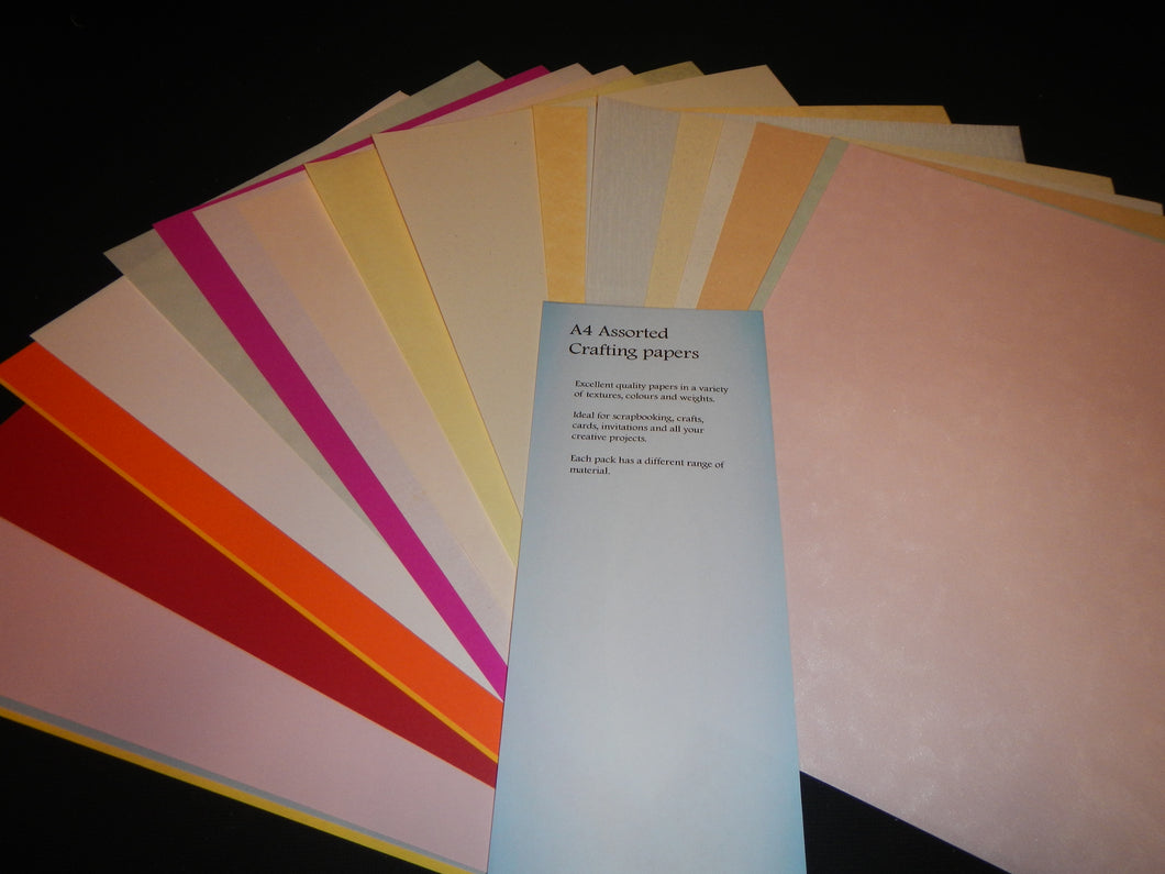 20 sheets assorted paper