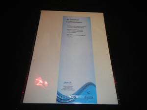 20 sheets assorted paper
