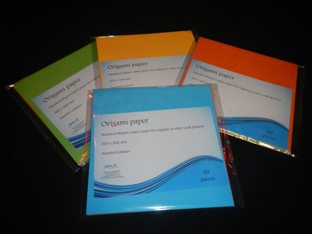 Origami paper - plain colours
