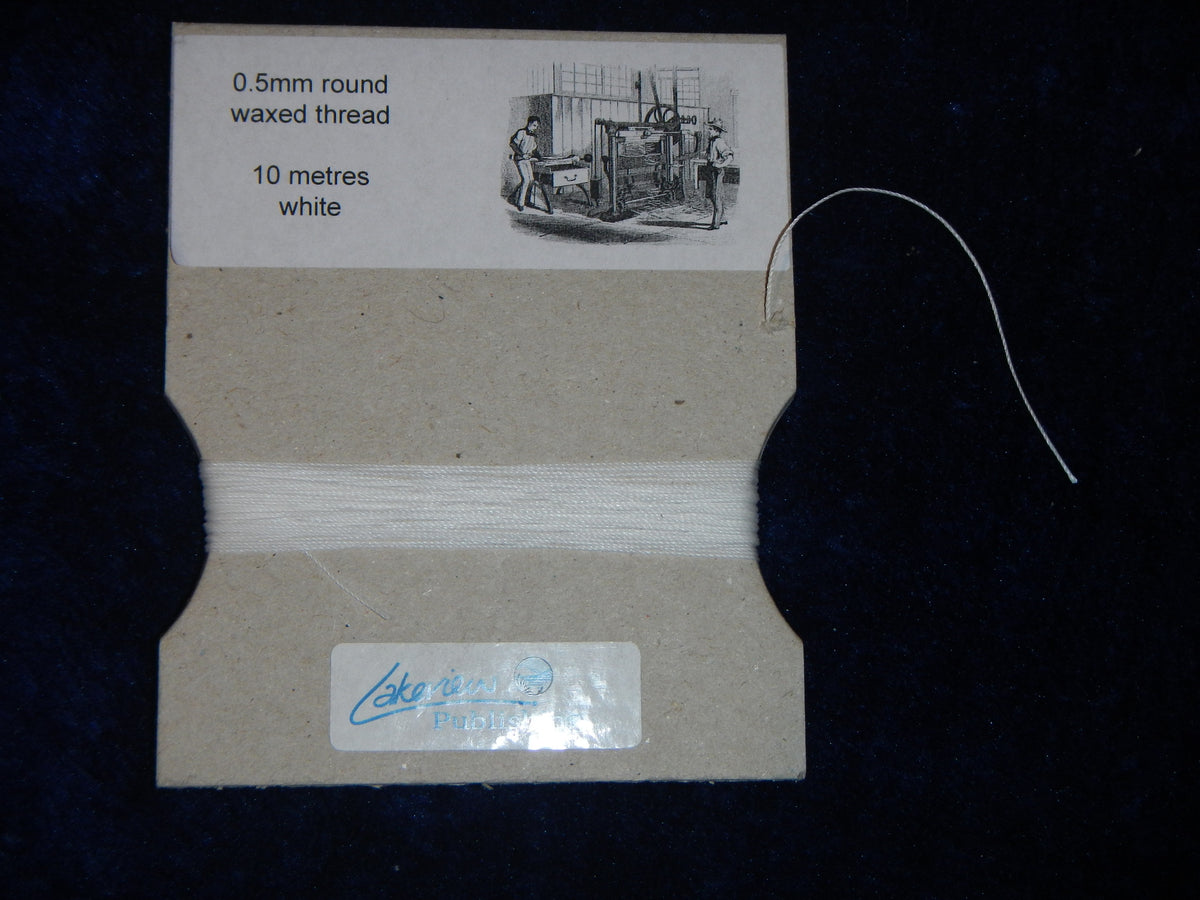 Bookbinding thread 10m - 0.5m waxed linen – Lakeview Publishing