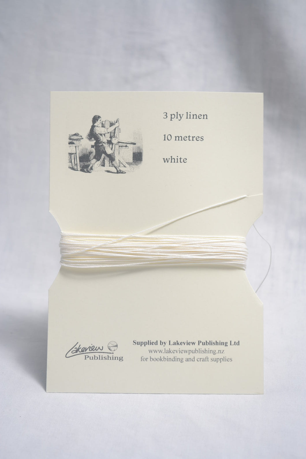 Bookbinding Short Thread Bookbinding thread 10m - 100% natural linen – Lakeview Publishing