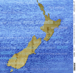 Scrapbooking sheets - New Zealand cultural icons