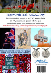 Paper Craft Pack - ANZAC Day