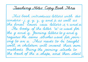Copy books for cursive handwriting