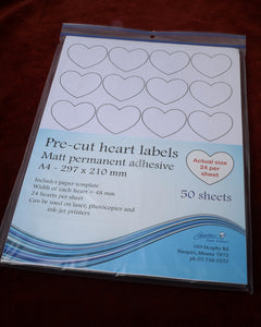 heart shaped stickers