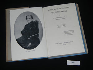 034 John Robert Godley of Canterbury by C.E. Carrington