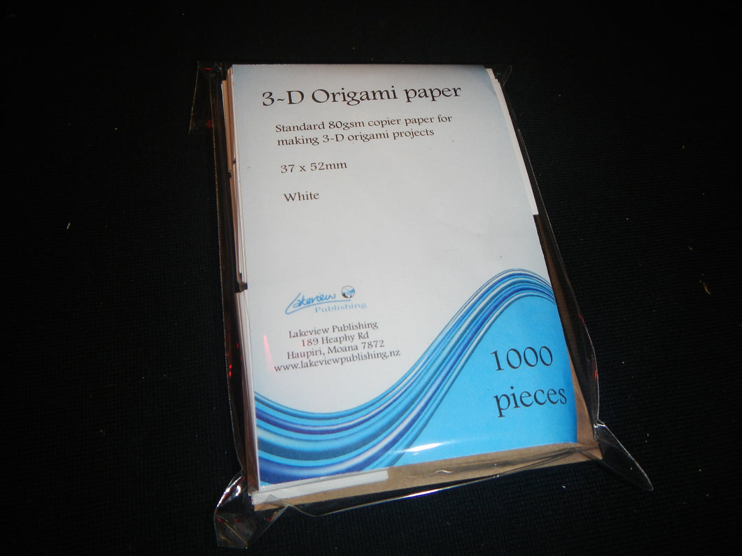 Origami Paper for 3D projects